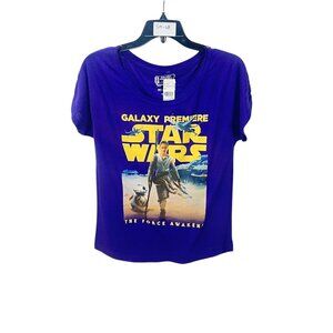 Star Wars Galaxy Premiere 2015 T-Shirt Small Purple New Official Tee